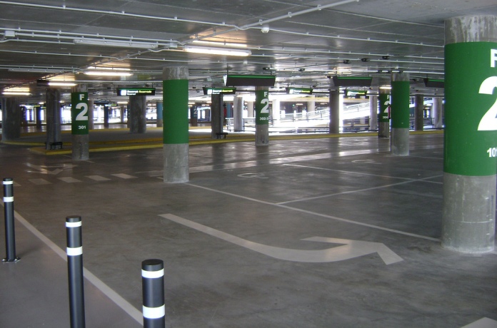El aparcamiento de la T1 en el aeropuerto de Barcelona
