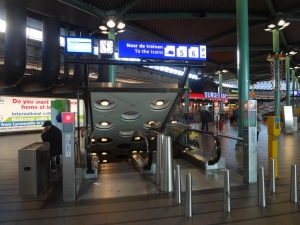 Trenes en el Aeropuerto de Ámsterdam-Schiphol