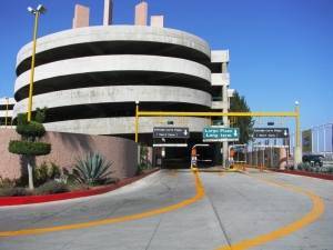 Estacionamiento en el Aeropuerto Internacional de Tijuana 