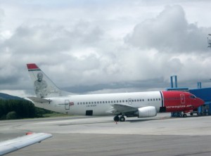 Llegadas de vuelos al Aeropuerto de Bergen