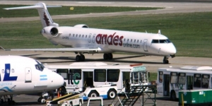 Llegadas de vuelos desde el Aeropuerto de Santa Fe