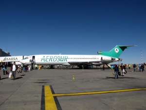 Llegadas de vuelos al Aeropuerto El Alto