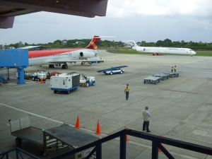 Llegadas de vuelos al Aeropuerto de San Andrés
