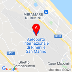 Mapa Aeroporto di Rimini - Miramare