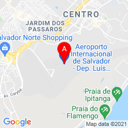 Mapa Aeropuerto Internacional Diputado Luís Eduardo Magalhães