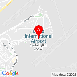 Mapa Aeropuerto Internacional de El Cairo