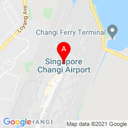 Mapa Aeropuerto Internacional de Singapur