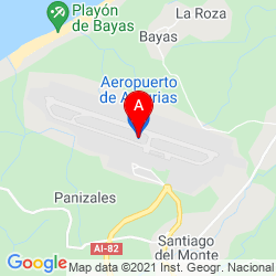 Mapa Aeropuerto de Asturias
