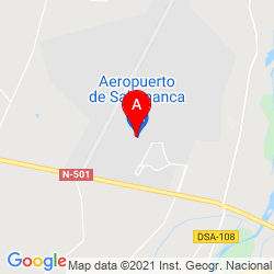 Mapa Aeropuerto de Salamanca