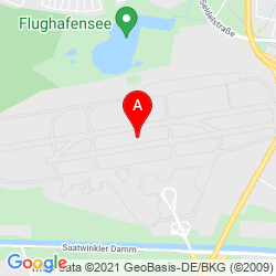 Mapa Berlin Tegel Airport
