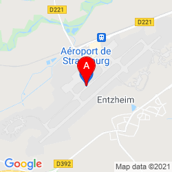Mapa Entzheim Airport