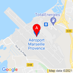 Mapa Marseille Provence Airport