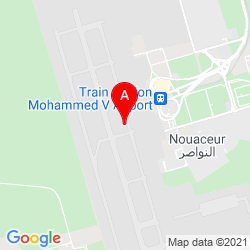 Mapa Mohammed V International Airport