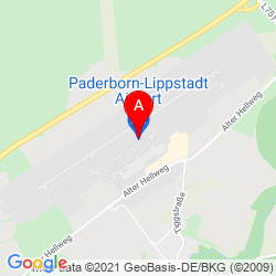 Mapa Paderborn Lippstadt Airport