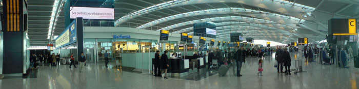 Interior de la Terminal 5