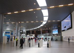 Interiores del Aeropuerto Internacional El Dorado.
