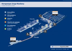 Plano de Aerparque Jorge Newbery