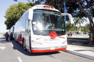 Autobuses del Aeropuerto de la Ciudad de México.