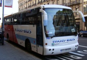 Autobuses Mon-Bus de Barcelona.