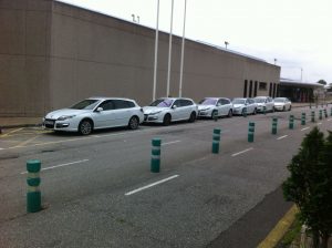 Taxis en el Aeropuerto de Asturias.