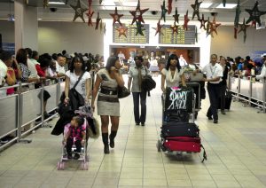 Llegadas al Aeropuerto Las Américas.