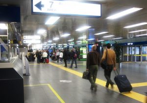 hall principal del Aeropuerto de Milán-Linate