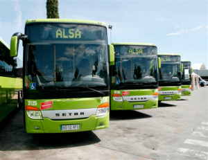 Autobuses de la línea 827 Madrid