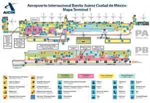 Mapa del Terminal 1